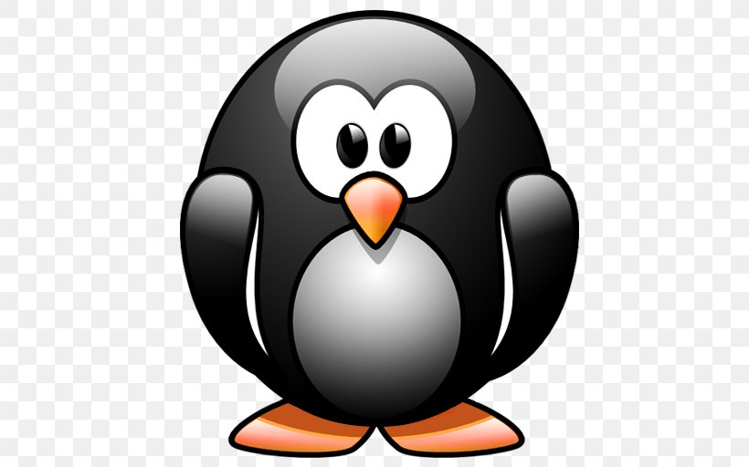 Penguin Cartoon Desktop Wallpaper, PNG, 512x512px, Penguin, Animated Cartoon, Animation, Beak, Bird Download Free