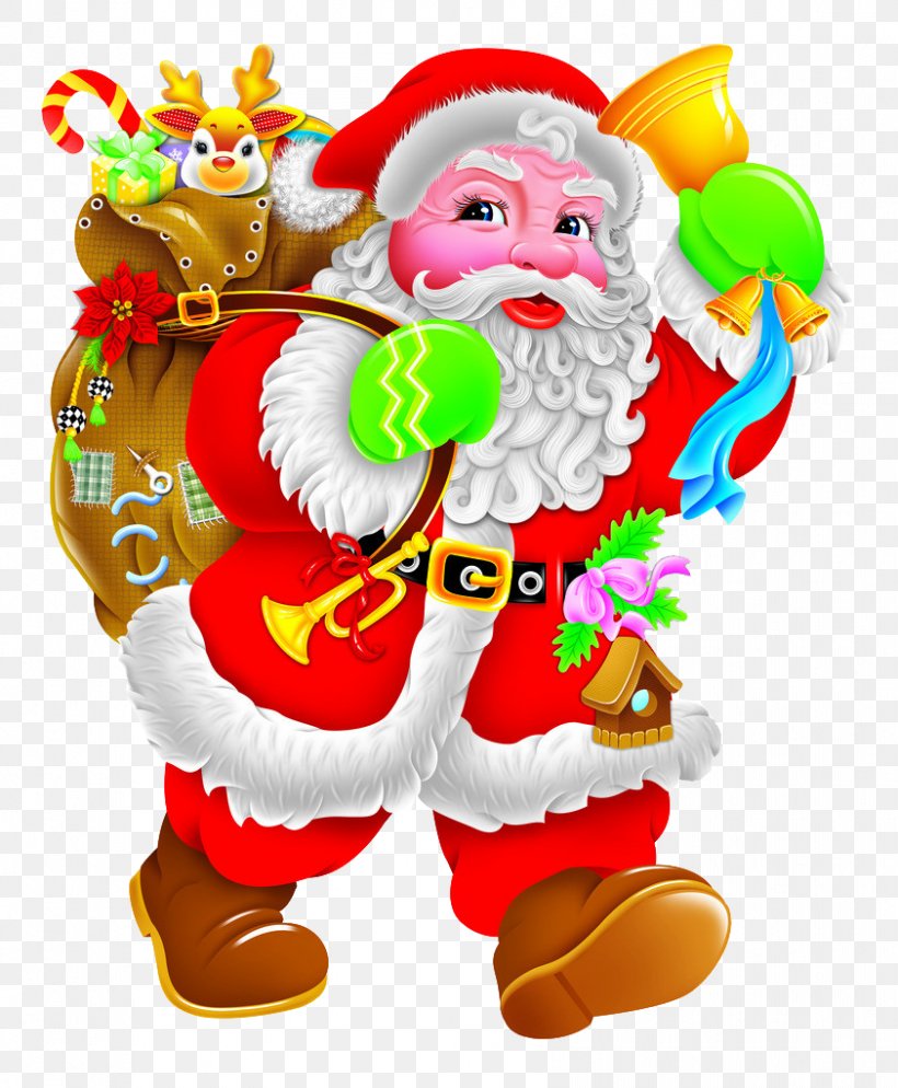 Santa Claus Gift Christmas Tree, PNG, 842x1021px, Santa Claus, Art, Child, Christmas, Christmas Decoration Download Free