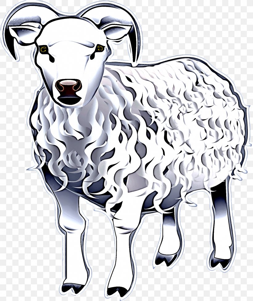 Sheep Sheep Line Art Cow-goat Family Clip Art, PNG, 1615x1920px, Sheep, Cowgoat Family, Goatantelope, Line Art, Livestock Download Free