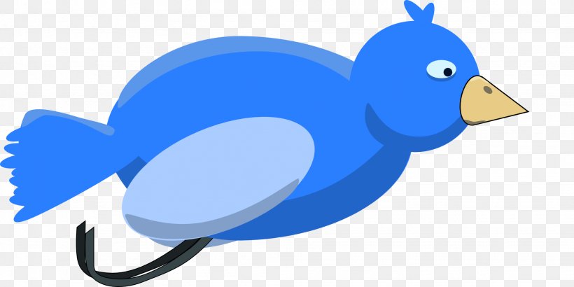 Duck Flightless Bird Cobalt Blue Clip Art, PNG, 2048x1024px, Duck, Beak, Bird, Blue, Cobalt Download Free