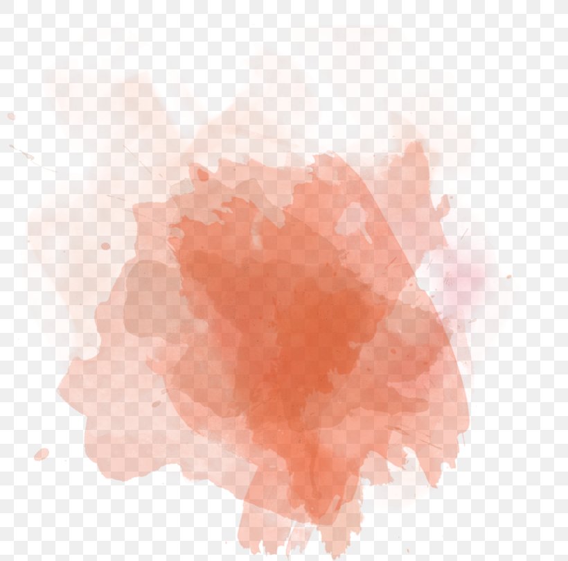 Watercolor Painting Ink Clip Art, PNG, 800x809px, Watercolor Painting, Digital Media, Display Resolution, Ink, Orange Download Free