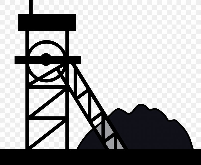 Coal Mining Clip Art, PNG, 2400x1971px, Coal Mining, Black, Black And White, Brand, Coal Download Free
