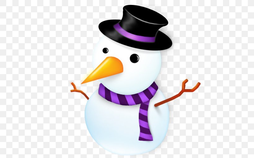 Snowman, PNG, 512x512px, Snowman, Beak, Bird, Christmas, Headgear Download Free