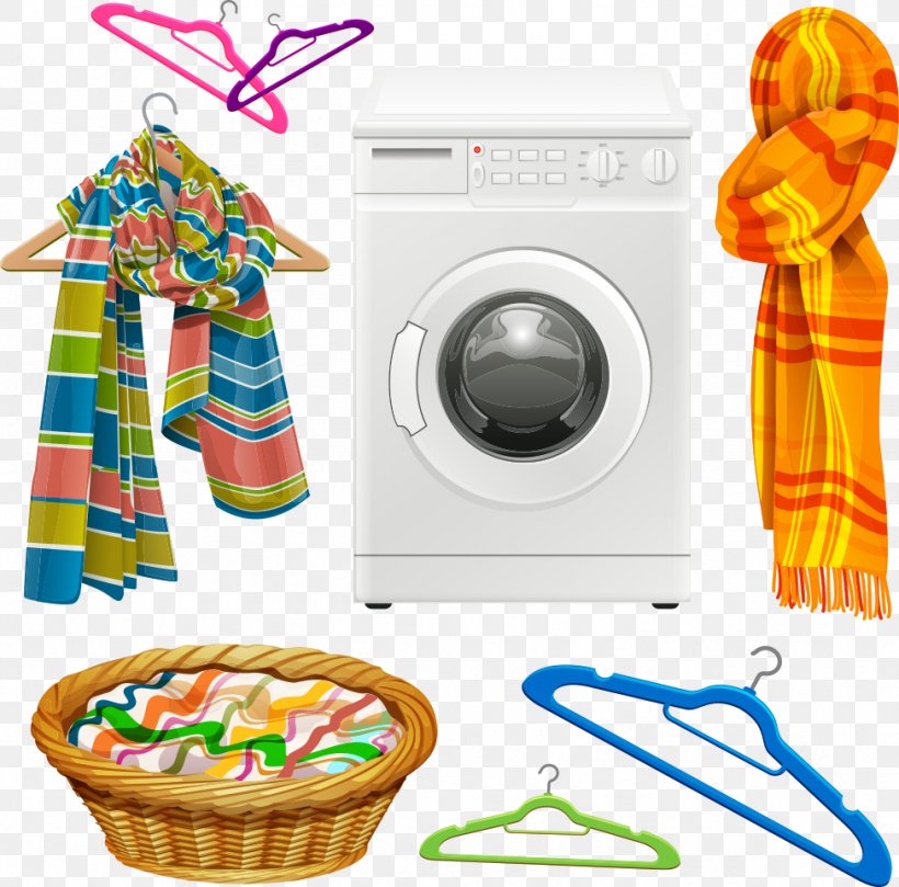 Towel Washing Machine Clothes Horse, PNG, 974x961px, Towel, Basket, Cleaning, Clothes Dryer, Clothes Hanger Download Free