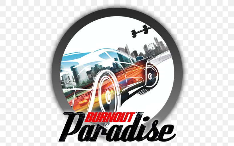 Burnout Paradise Burnout Revenge Burnout 2: Point Of Impact Xbox 360 Video Game, PNG, 512x512px, Burnout Paradise, Automotive Design, Automotive Tire, Brand, Burnout Download Free