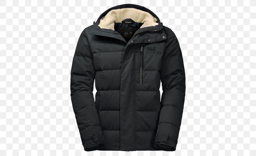 Jacket Clothing Daunenjacke Jack Wolfskin Coat, PNG, 500x500px, Jacket, Black, Clothing, Coat, Daunenjacke Download Free