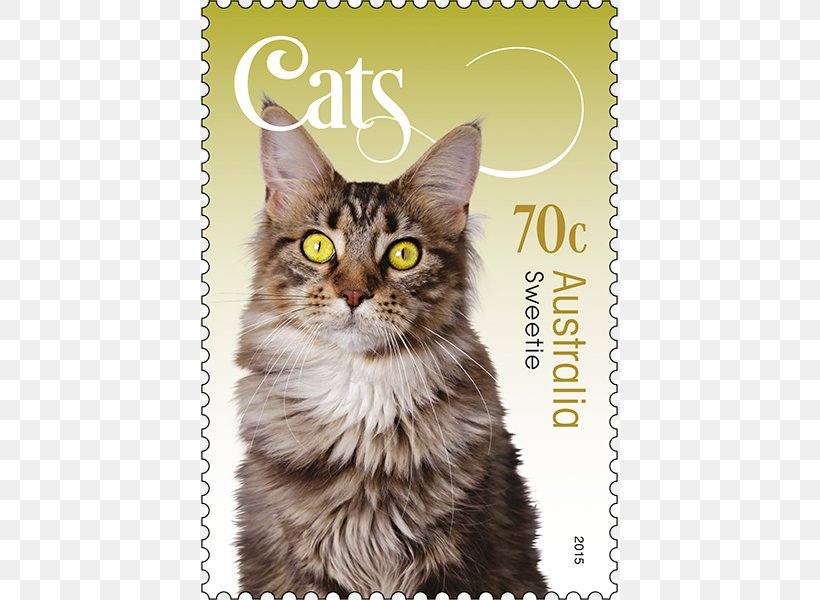 Maine Coon Whiskers Tabby Cat Postage Stamps Mail, PNG, 800x600px, Maine Coon, Australia Post, Carnivoran, Cat, Cat Like Mammal Download Free