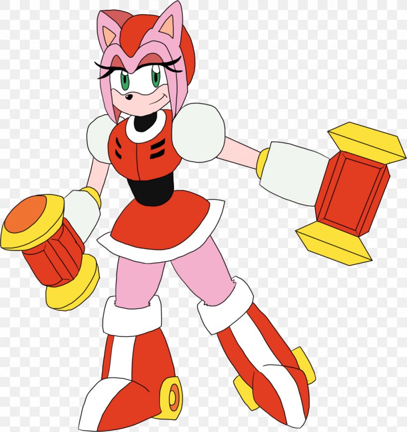 Amy Rose Sonic The Hedgehog Robot Master Woman Mega Man, PNG, 1024x1088px, Amy Rose, Art, Artwork, Cartoon, Deviantart Download Free