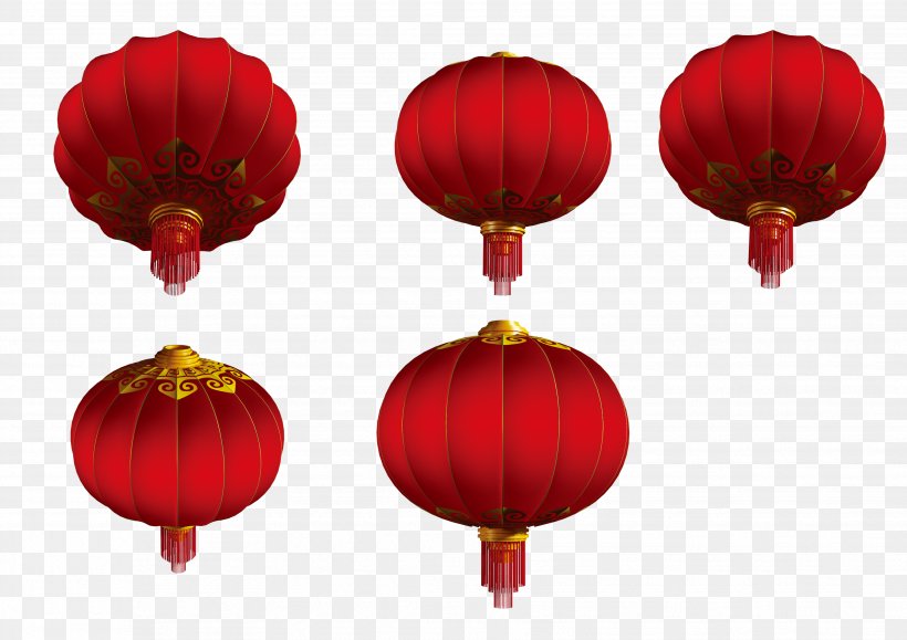 Lantern Red Mid-Autumn Festival, PNG, 3508x2480px, Lantern, Balloon, Chinese New Year, Designer, Flower Download Free