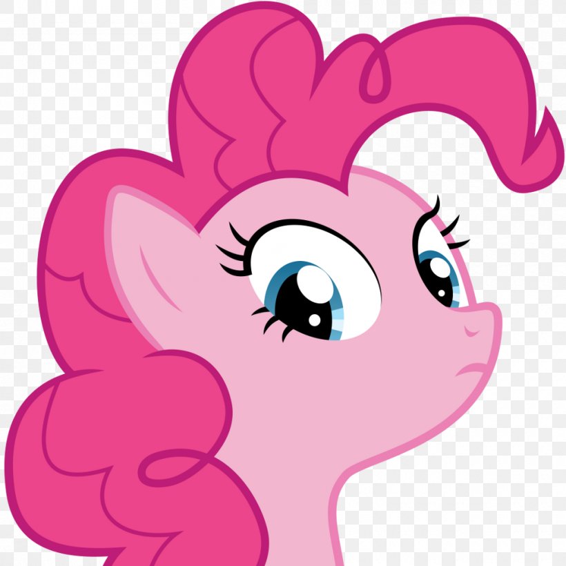 Pony Pinkie Pie Rarity Fourth Wall, PNG, 1000x1000px, Watercolor, Cartoon, Flower, Frame, Heart Download Free