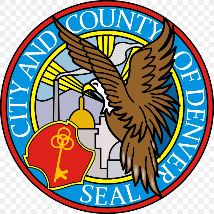 Seal Of Denver Boulder County, Colorado El Paso County City And County Of Denver, PNG, 900x900px, Boulder County Colorado, Area, Artwork, Beak, City Download Free