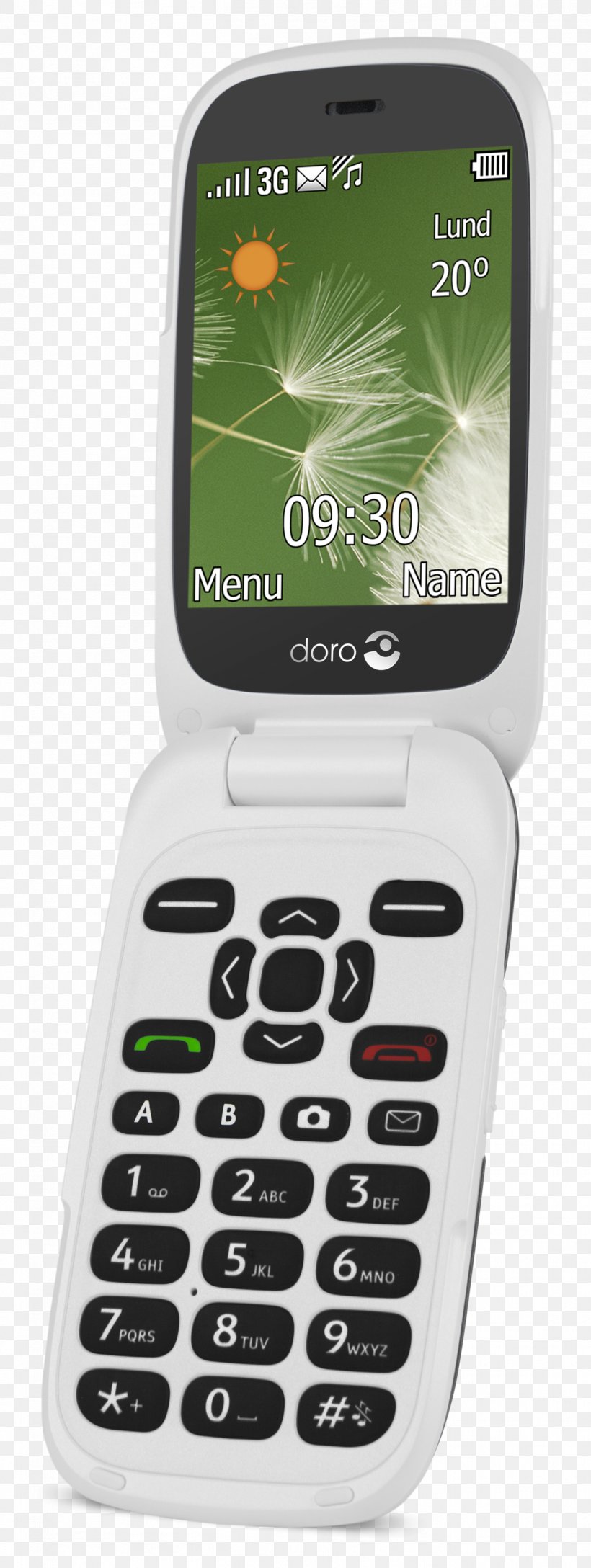 Clamshell Design Smartphone Feature Phone Doro Graphite White, PNG, 1349x3580px, 3 G, Clamshell Design, Cellular Network, Communication Device, Doro Download Free