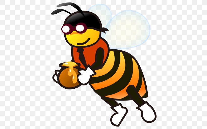 Honey Bee Emojipedia Sticker, PNG, 512x512px, Honey Bee, Artwork, Bee, Emoji, Emojipedia Download Free