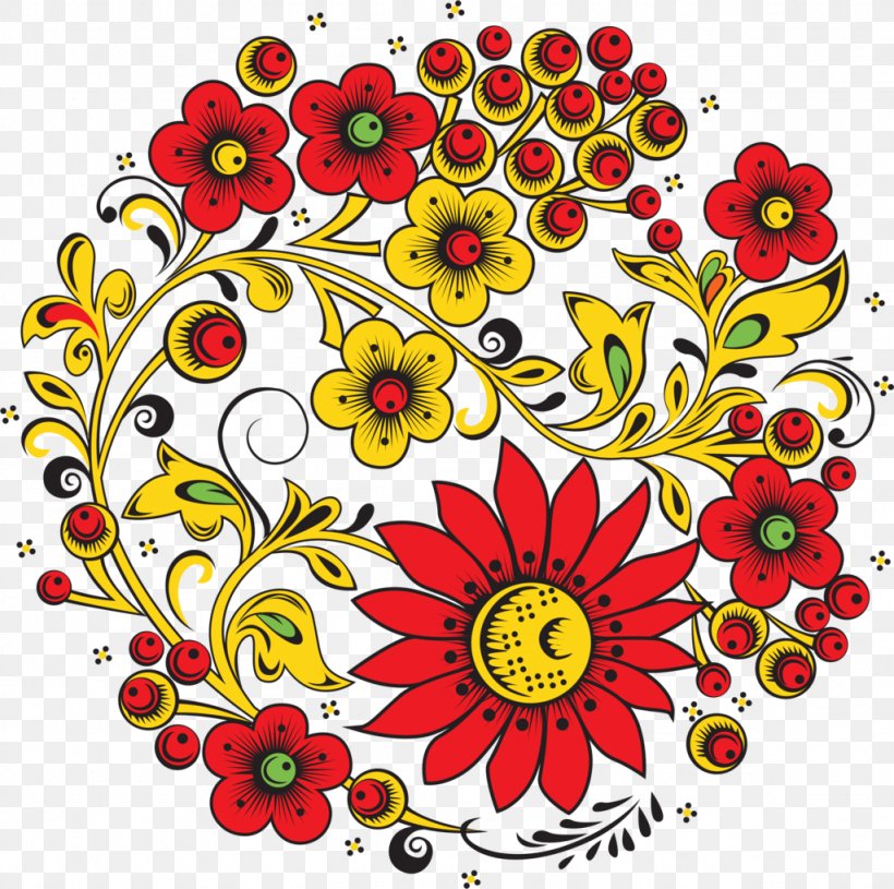 Russia Khokhloma Ornament, PNG, 1024x1019px, Russia, Art, Chrysanths, Cut Flowers, Drawing Download Free