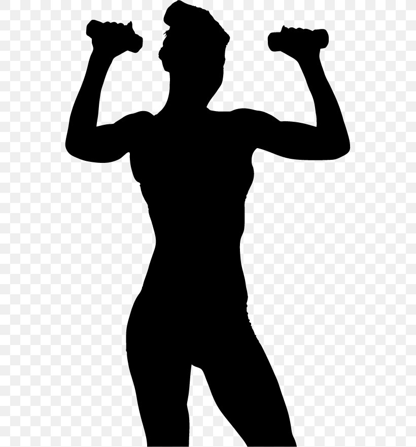 Weight Training Olympic Weightlifting Dumbbell Physical Exercise Silhouette, PNG, 563x881px, Weight Training, Arm, Black And White, Bodybuilding, Dumbbell Download Free