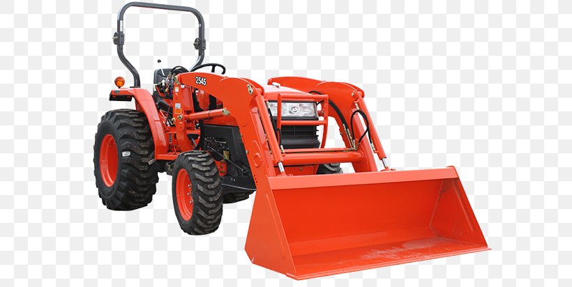 Tractor John Deere Machine Loader Kubota Corporation, PNG, 671x412px, Tractor, Agricultural Machinery, Box Blade, Bucket, Bulldozer Download Free