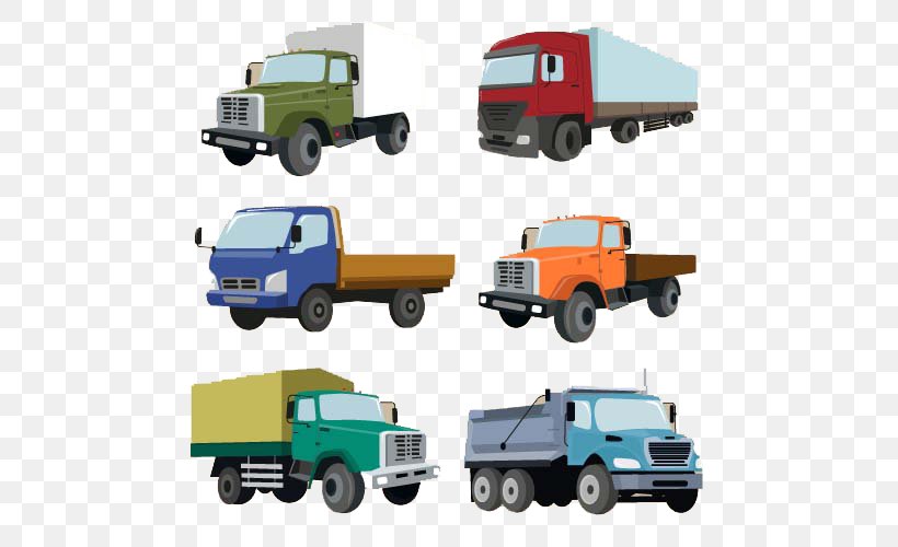 Car Van Commercial Vehicle Truck, PNG, 500x500px, Car, Automotive Exterior, Brand, Cargo, Cartoon Download Free