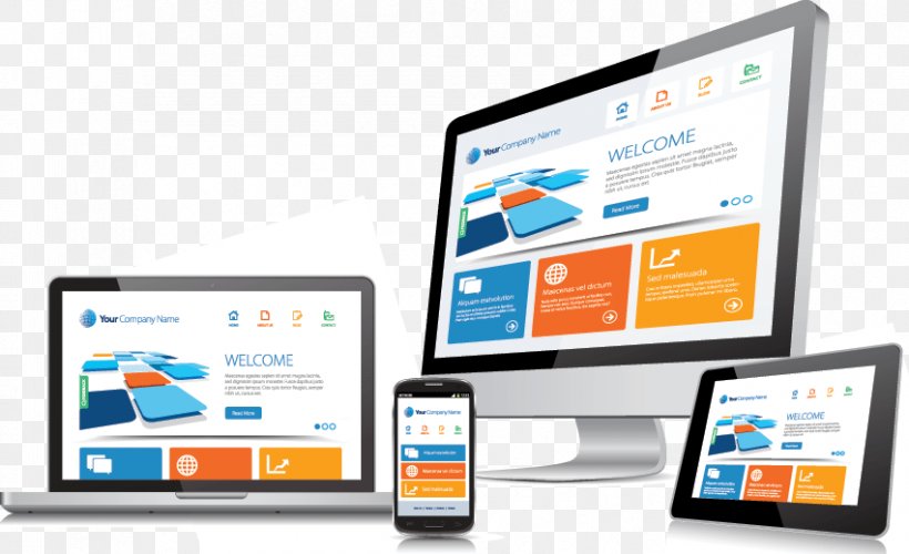 Responsive Web Design Web Development Digital Marketing Search Engine Optimization, PNG, 851x519px, Responsive Web Design, Brand, Business, Communication, Computer Download Free