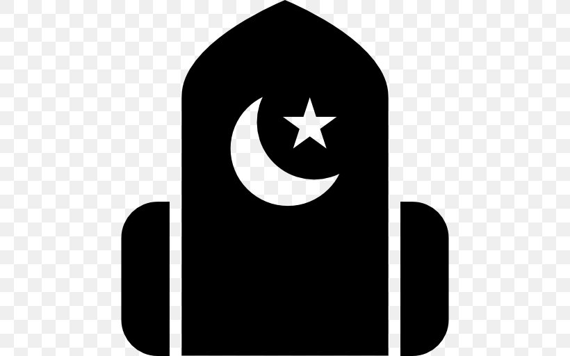 Symbols Of Islam Cemetery Religion Islamic Funeral, PNG, 512x512px, Symbols Of Islam, Black, Black And White, Burial, Cemetery Download Free