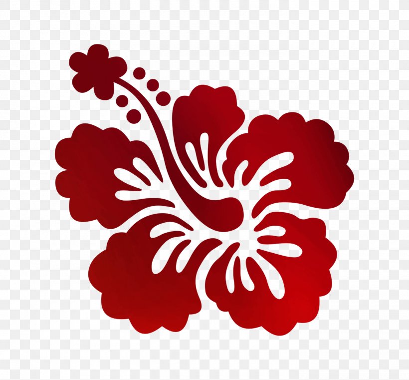 Flower Decal Sticker Hawaiian Hibiscus Floral Design, PNG, 1400x1300px, Flower, Artificial Flower, Black, Bumper Sticker, Chinese Hibiscus Download Free