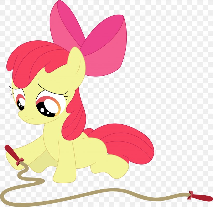 Pony Apple Bloom Jump Ropes DeviantArt, PNG, 3548x3459px, Watercolor, Cartoon, Flower, Frame, Heart Download Free