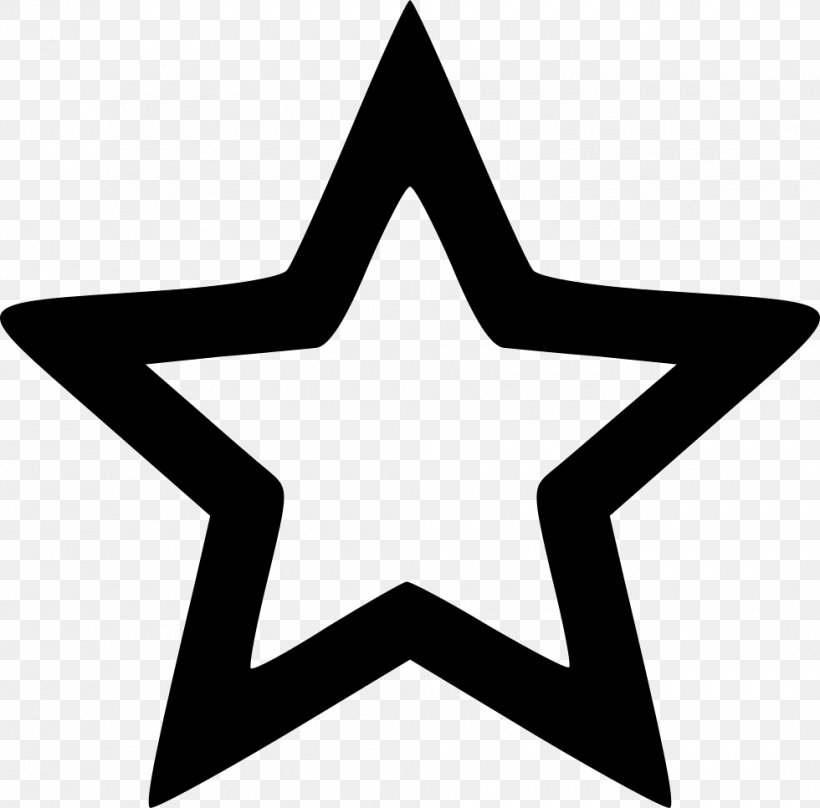 Star Polygons In Art And Culture Symbol, PNG, 980x966px, Star, Black And White, Bookmark, Material Design, Star Polygons In Art And Culture Download Free
