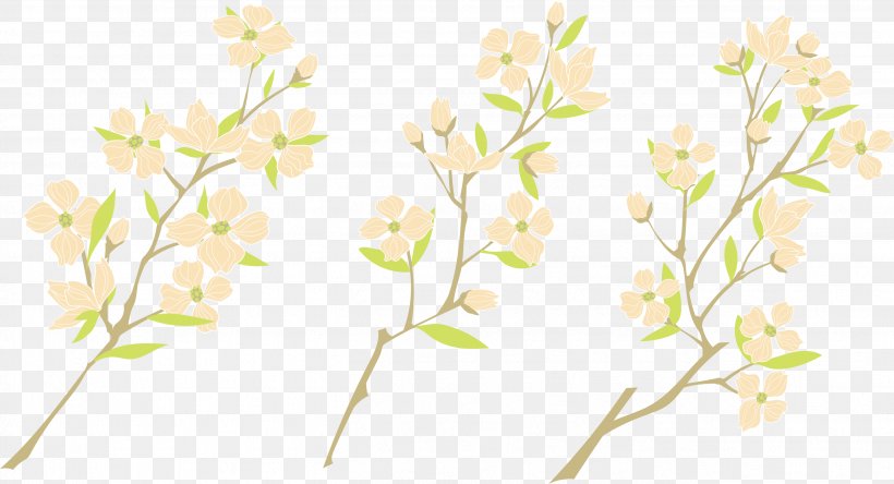 Watercolor Painting Plum Blossom, PNG, 2622x1421px, Flower, Ameixeira, Branch, Designer, Flora Download Free