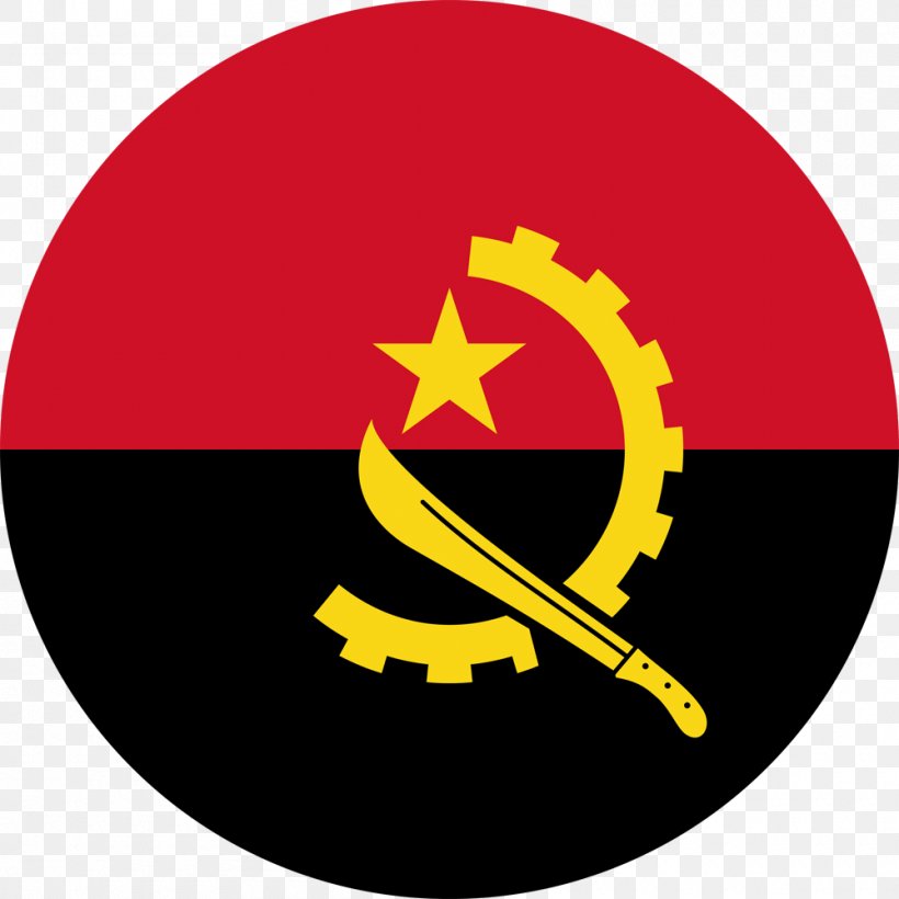 Flag Of Angola National Flag Flags Of The World, PNG, 1000x1000px, Angola, Africa, Brand, Communist Symbolism, Country Download Free