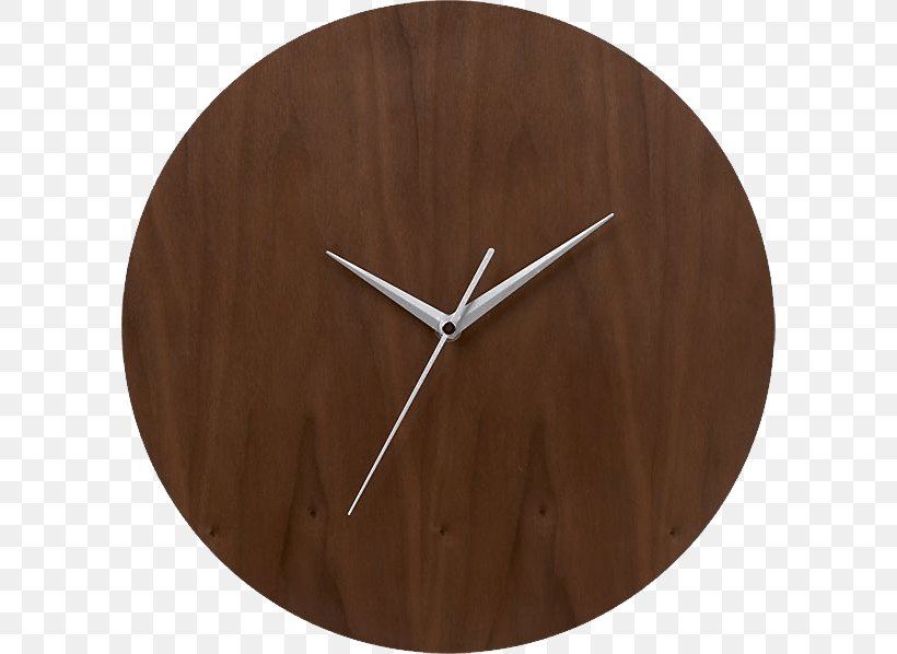 Howard Miller Clock Company Zeeland Mid-century Modern Crate & Barrel, PNG, 598x598px, Wood, Brown, Clock, Home Accessories, Product Design Download Free