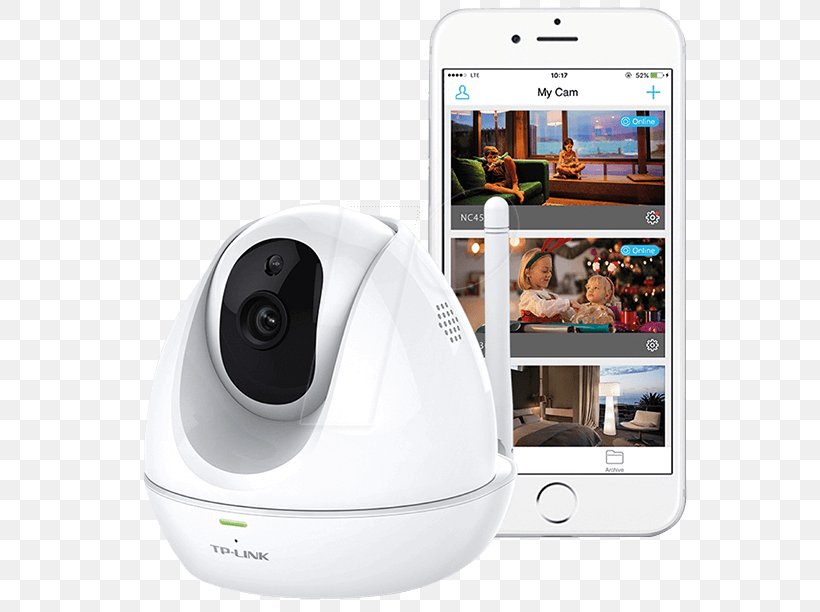 TP-Link NC450 Pan / Tilt Camera With Night Vision Netzwerk Pan–tilt–zoom Camera High-definition Television, PNG, 574x612px, Camera, Cameras Optics, Electronic Device, Electronics, Gadget Download Free