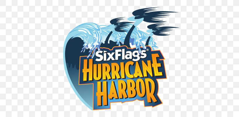 Six Flags Hurricane Harbor Six Flags Great Adventure Six Flags Oaxtepec Hurricane Harbor Logo, PNG, 640x400px, Six Flags Hurricane Harbor, Advertising, Brand, Label, Logo Download Free