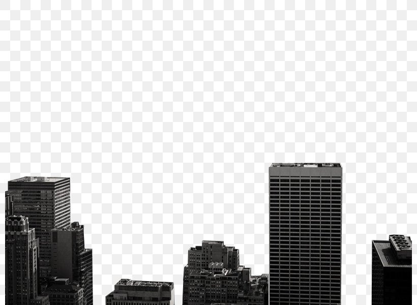 Skyline Cityscape New York City, PNG, 800x600px, Skyline, Black And White, Building, City, Cityscape Download Free