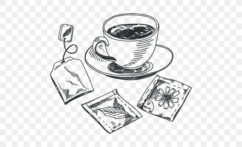 Stock Illustration Vector Graphics Royalty-free Drawing, PNG, 500x500px, Royaltyfree, Art, Artwork, Black And White, Coffee Cup Download Free