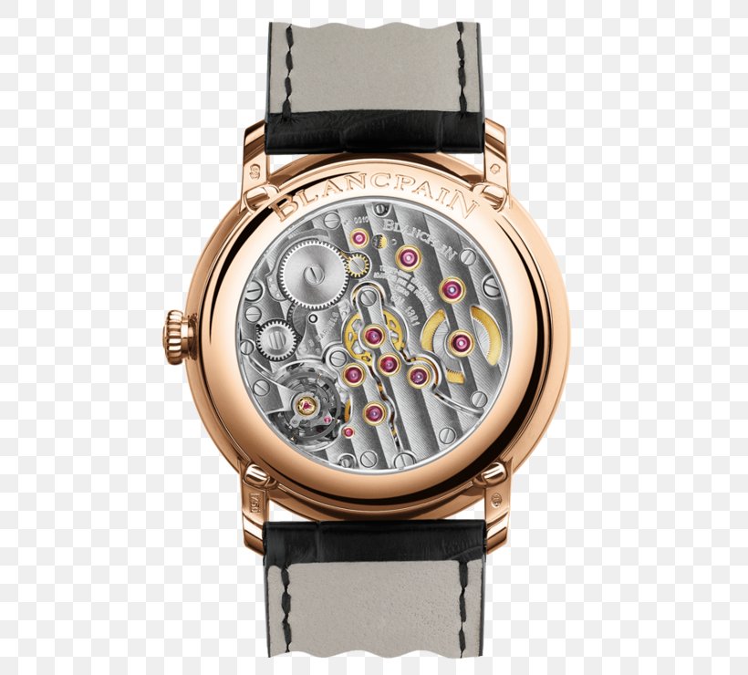 Watch Villeret Blancpain Clock Complication, PNG, 740x740px, Watch, Annual Calendar, Blancpain, Blancpain Fifty Fathoms, Breitling Sa Download Free
