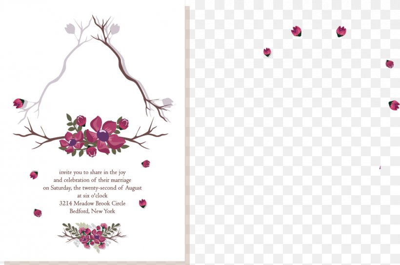 Convite Flower Marriage, PNG, 993x658px, Convite, Branch, Designer, Etiquette, Floral Design Download Free