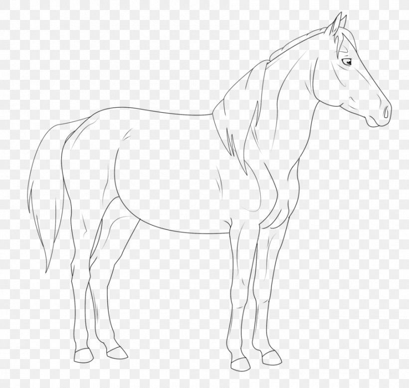 Mane Foal Mustang Stallion Colt, PNG, 900x854px, Mane, Animal Figure, Artwork, Black And White, Bridle Download Free