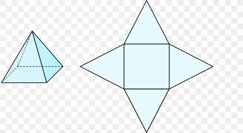 Net Pyramid Solid Geometry Cube Triangle, PNG, 1000x550px, Net, Area, Askartelu, Cube, Diagram Download Free