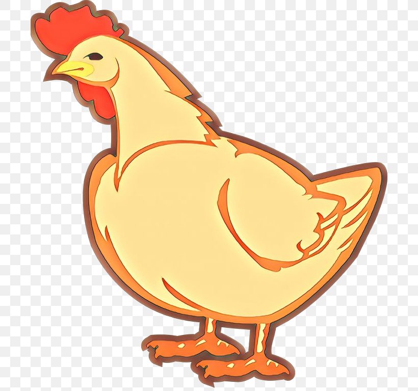 Orange, PNG, 700x767px, Cartoon, Beak, Bird, Chicken, Livestock Download Free