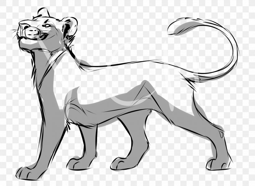 Dog Breed Cat /m/02csf Line Art, PNG, 2060x1500px, Dog Breed, Animal, Animal Figure, Artwork, Big Cat Download Free