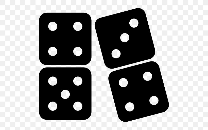 Video Game Dominoes, PNG, 512x512px, Game, Black And White, Dice, Dice Game, Dominoes Download Free