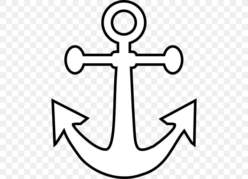 Anchor Drawing Clip Art, PNG, 480x594px, Anchor, Anchorage, Area, Black And White, Coloring Book Download Free
