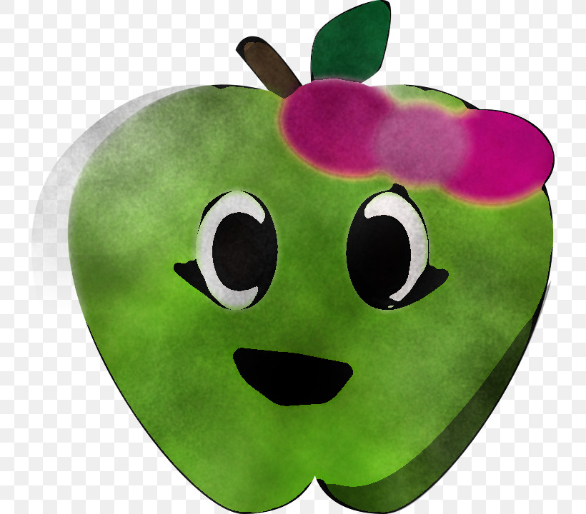 Green Fruit Leaf Cartoon Plant, PNG, 732x720px, Green, Animation, Apple, Cartoon, Costume Download Free