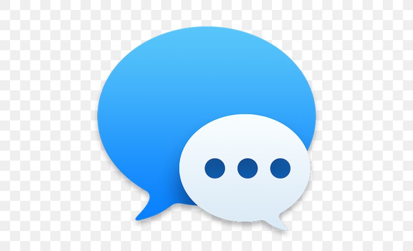Macintosh MacOS Messages IMessage, PNG, 500x500px, Macos, Apple, Blue, Icloud, Imessage Download Free