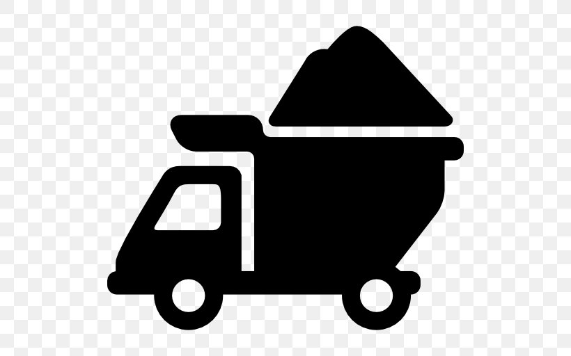 Garbage Truck Rubbish Bins & Waste Paper Baskets Dump Truck, PNG, 512x512px, Garbage Truck, Area, Black, Black And White, Cargo Download Free