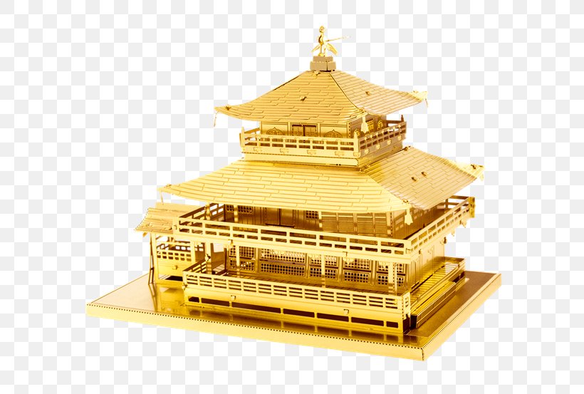 Kinkaku-ji Metal Earth Building Gold, PNG, 620x553px, Kinkakuji, Amazoncom, Buddhist Temple, Building, Earth Download Free