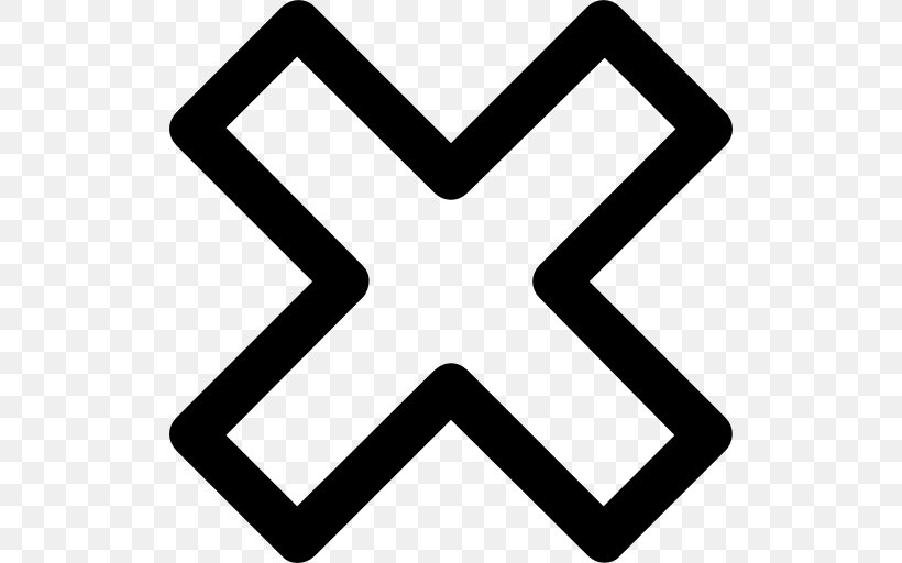 Sign Check Mark X Mark Symbol Cross, PNG, 512x512px, Sign, Area, Black And White, Can Stock Photo, Check Mark Download Free