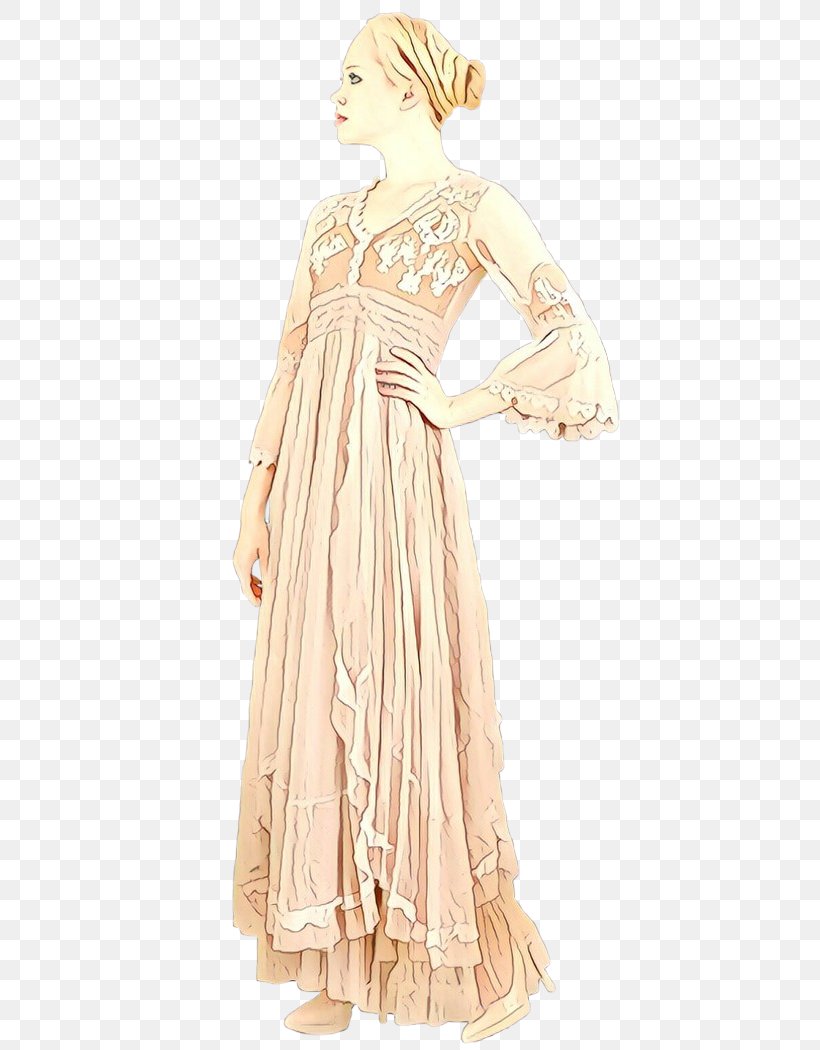 Gown Dress Design Costume Peach, PNG, 785x1050px, Gown, Beige, Clothing, Costume, Costume Design Download Free