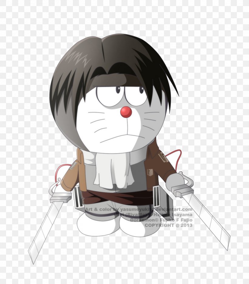 Attack On Titan Eren Yeager Art Doraemon Levi, PNG, 1400x1600px, Watercolor, Cartoon, Flower, Frame, Heart Download Free