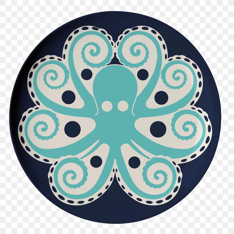 Coasters Plate Dish Melamine Tableware, PNG, 1300x1300px, Coasters, Aqua, Art, Cephalopod, Cuisine Download Free