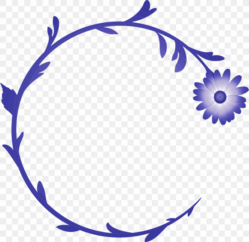 Cobalt Blue Circle Electric Blue, PNG, 3000x2920px, Decoration Frame, Circle, Cobalt Blue, Electric Blue, Floral Frame Download Free